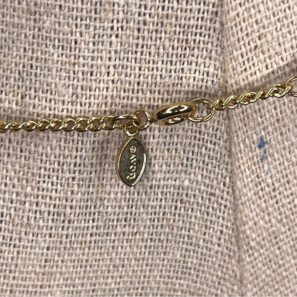 Vintage Avon Gold Knit Necklace Retro Classic Spring Ring Closure 16” Length - Picture 6 of 9